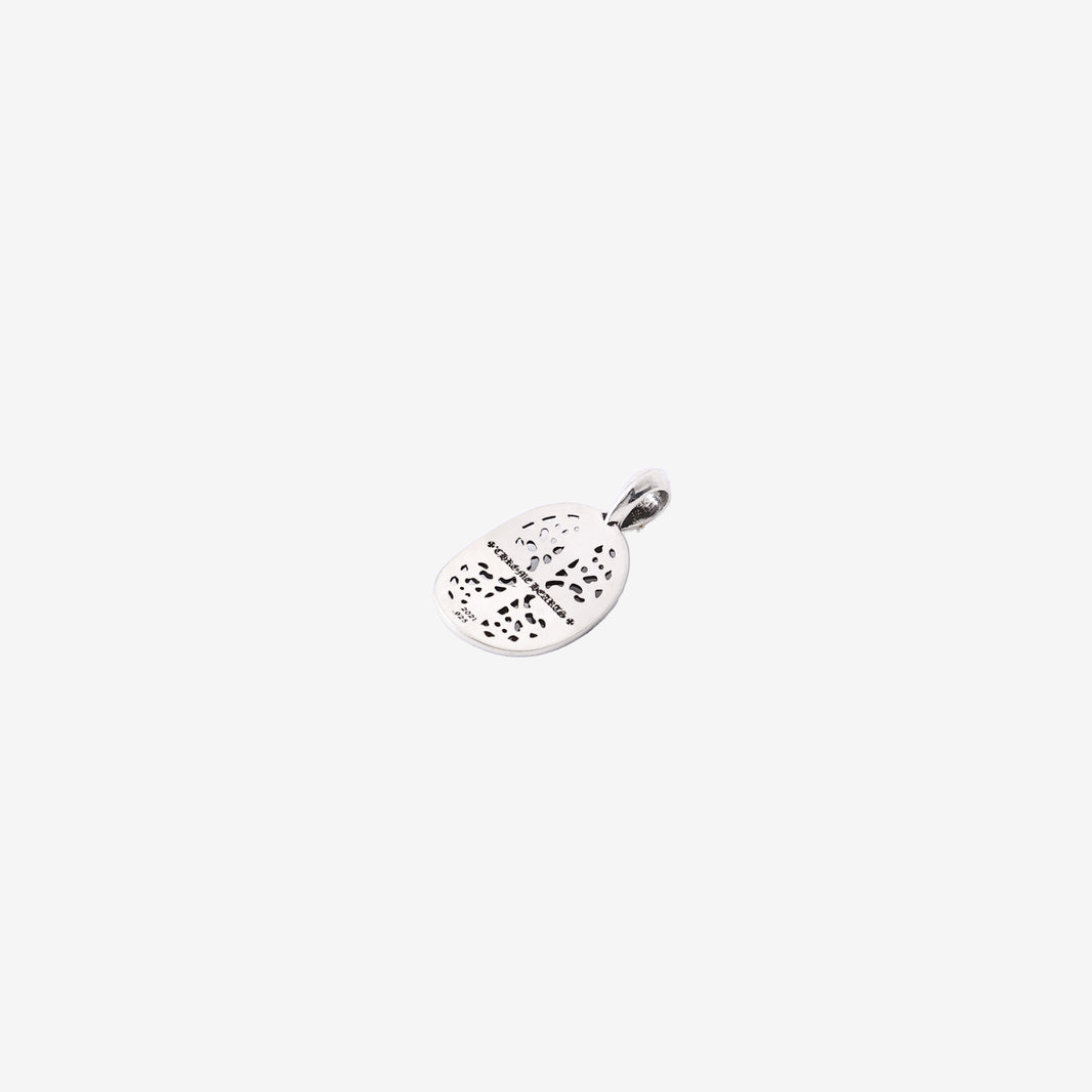 Chrome Hearts Oval Cross Pendant in 925 Sterling Silver