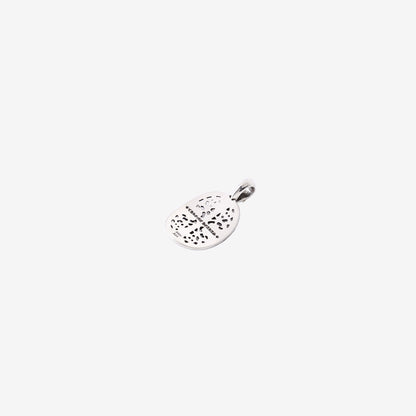Chrome Hearts Oval Cross Pendant in 925 Sterling Silver