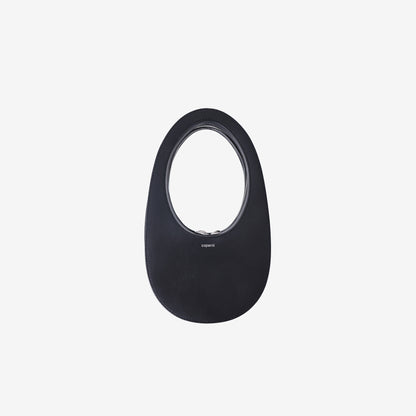 Coperni Mini Swipe Top-Handle Bag in Black Calf Leather