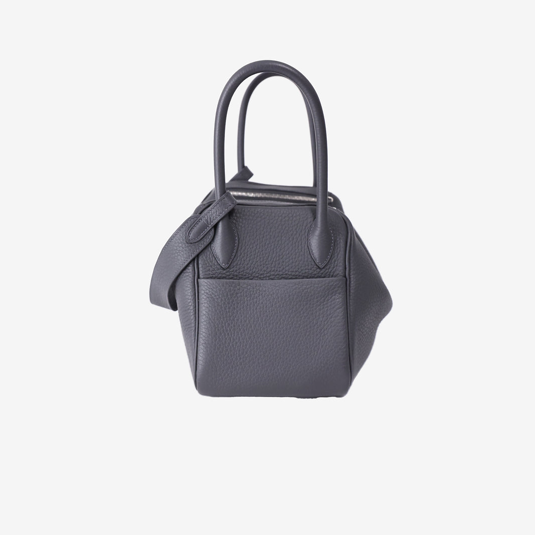 Hermès Lindy 26 in Gris Misty Clemence Leather with Palladium Hardware