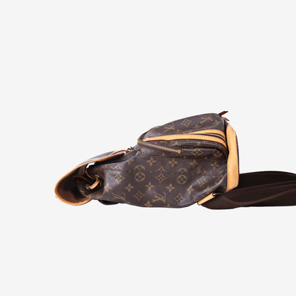 Louis Vuitton Bosphore Backpack in Monogram Coated Canvas with Gold Hardware