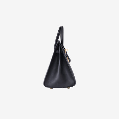 Hermès Birkin 25 in Noir Epsom Leather with Gold Hardware