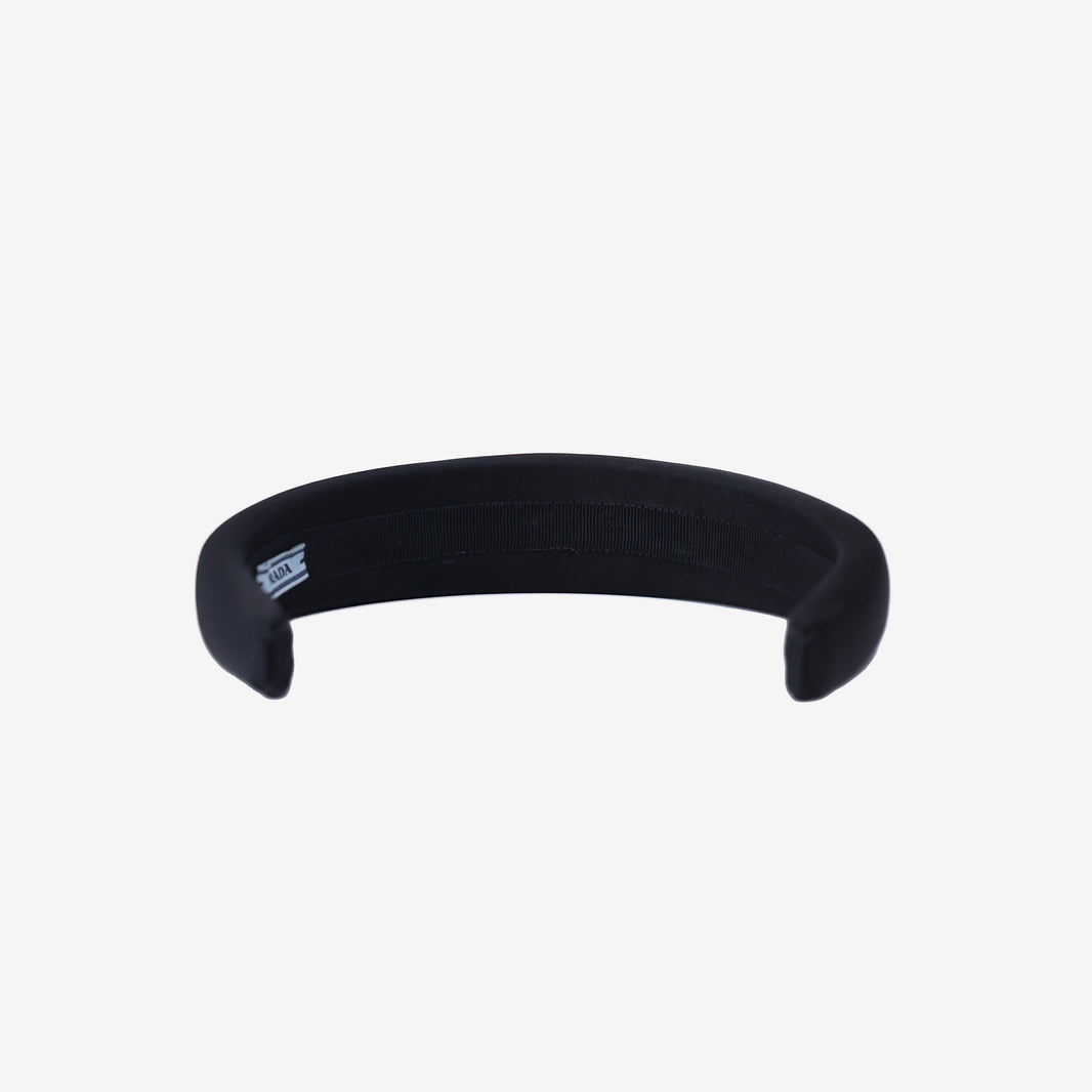 Prada Re-Nylon Triangle Logo Headband in Black