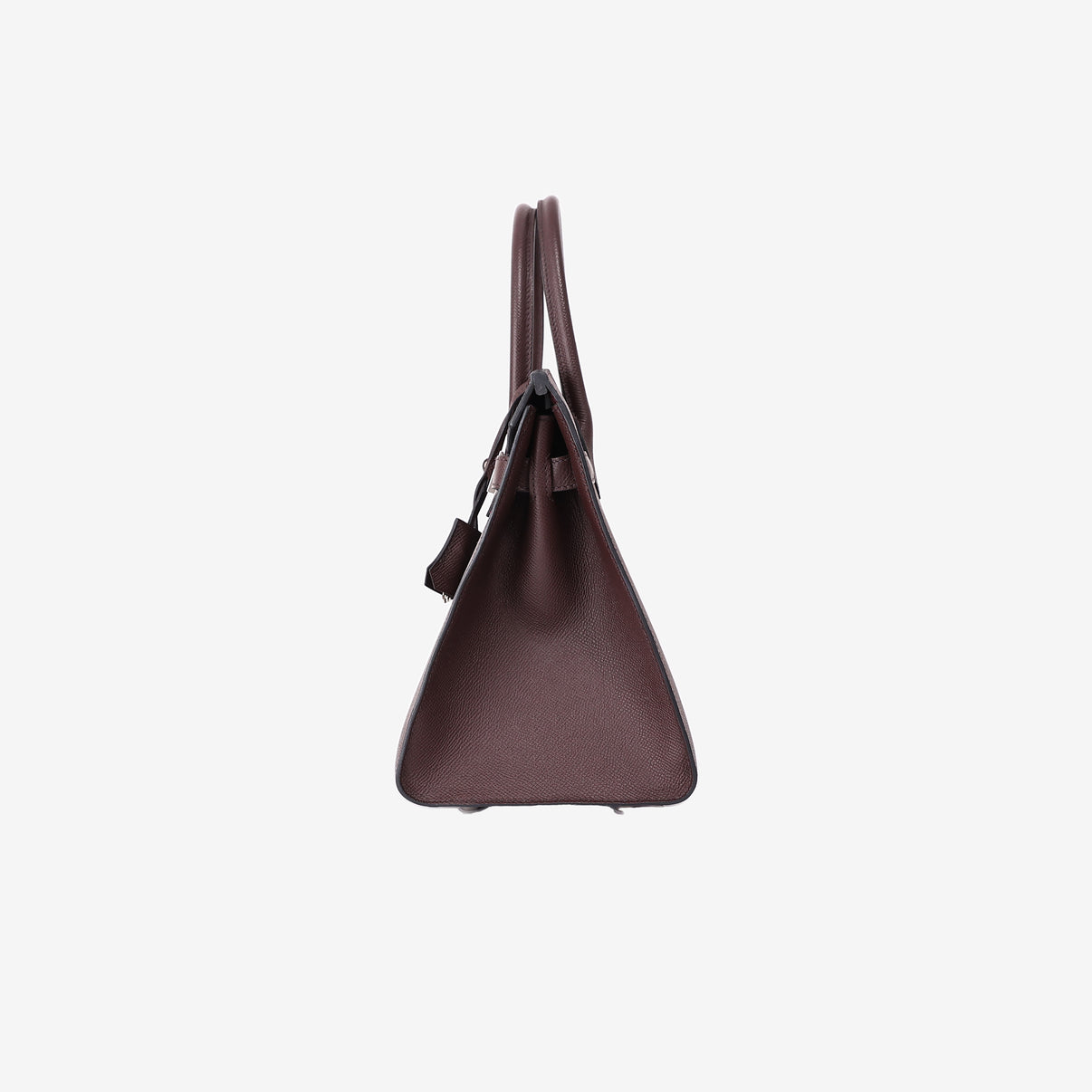 Hermès Birkin 30 in Bordeaux Epsom Leather with Palladium Hardware side view