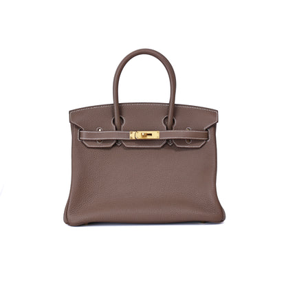 Hermès Birkin 30 in Etoupe Togo Leather with Gold Hardware (Contact to Enquire)