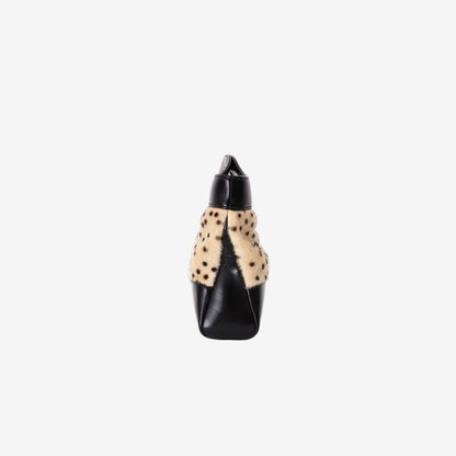 Chanel 26A Shopping Bag in Leopard-Print Calf Hair with Lambskin Leather and Gold Hardware