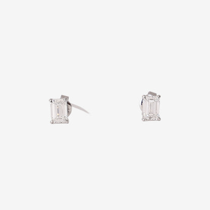 Margarite London Lab-Grown Diamond Earrings in 10K Gold with 1.656 ct Total Diamond Weight