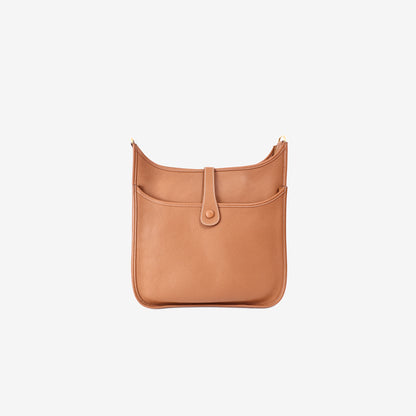 Hermès Evelyne 33 in Gold Clemence Leather with Gold Hardware