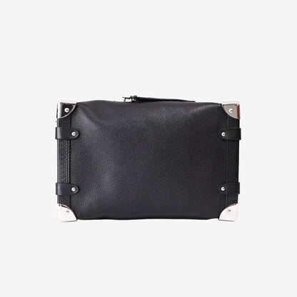 Louis Vuitton Side Trunk MM in Black Calfskin with Sticker-Style Appliqués