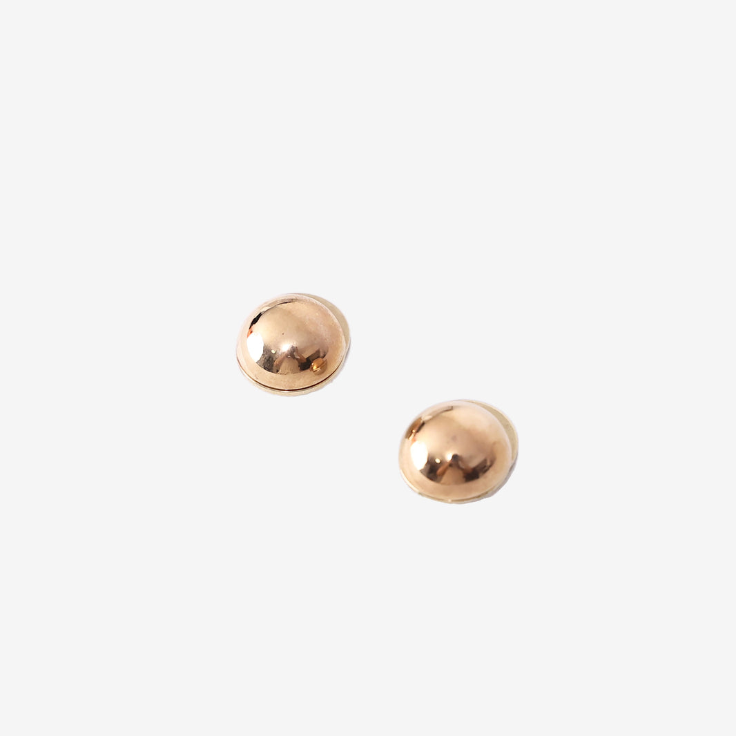 Dior Ball Stud Earrings in Gold-Tone Metal