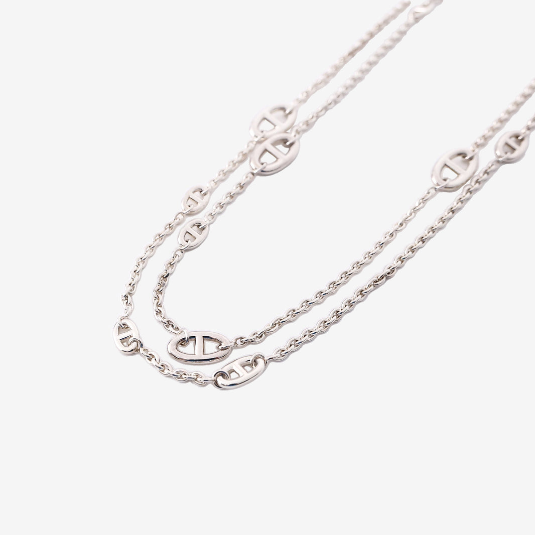 Hermès Farandole Long Necklace in Sterling Silver (Contact to Enquire)