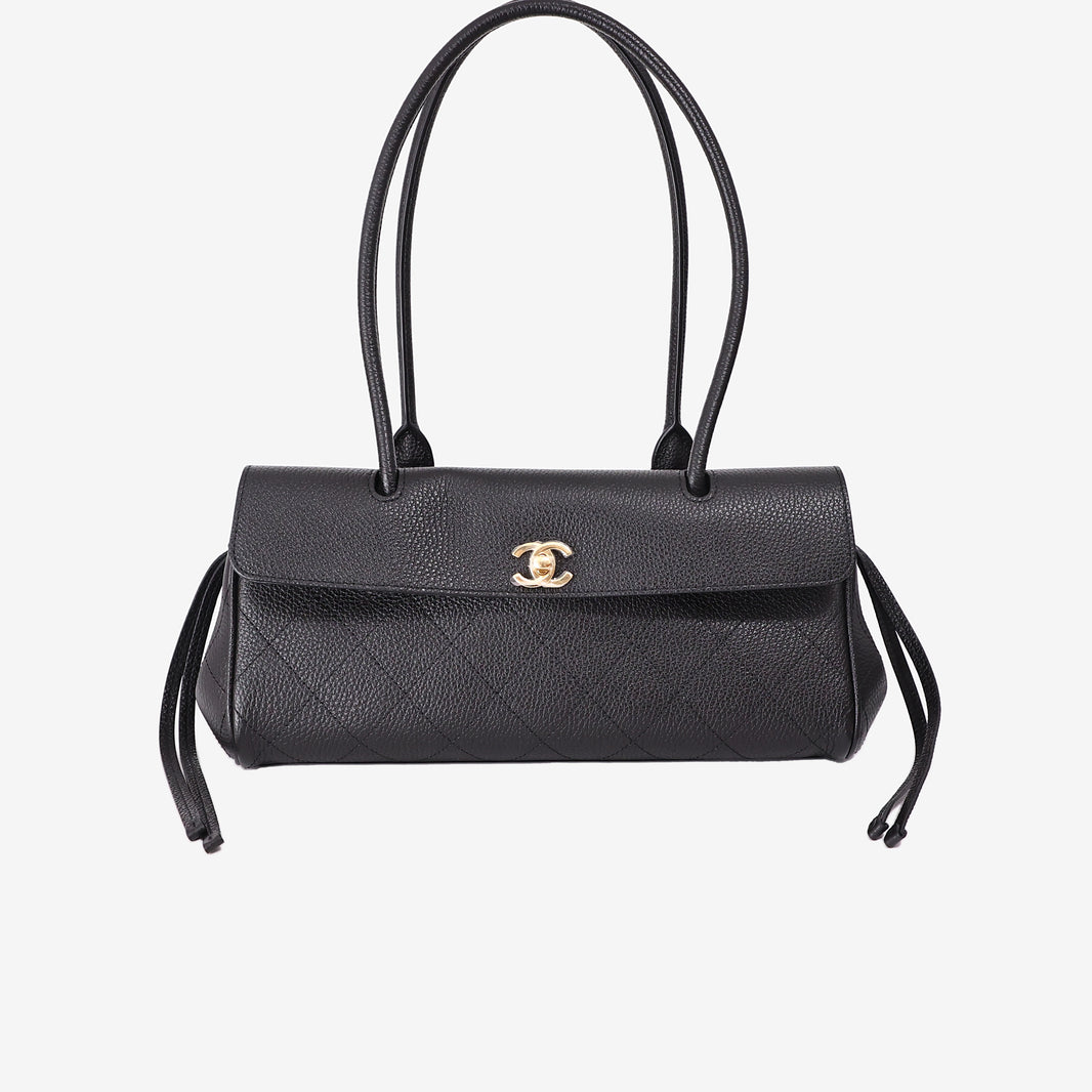 Chanel 26S Small Shopping Bag in Black Calfskin with Gold Hardware (Contact to Enquire)