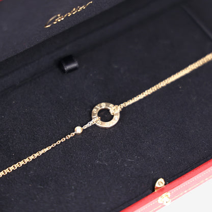 Cartier Love Bracelet in 18k Yellow Gold with Diamonds