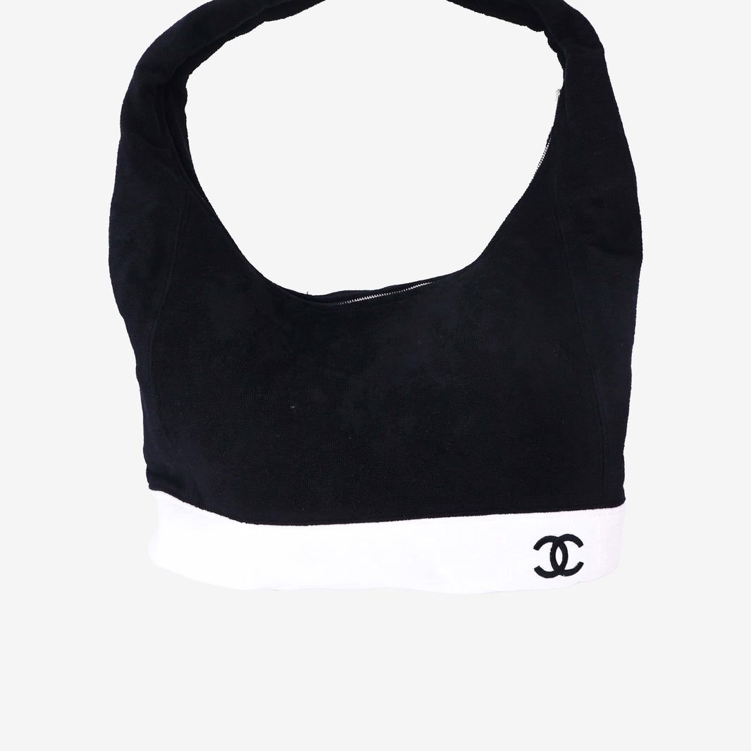 Chanel Beachwear Set in Black/White Cotton (Contact to Enquire)