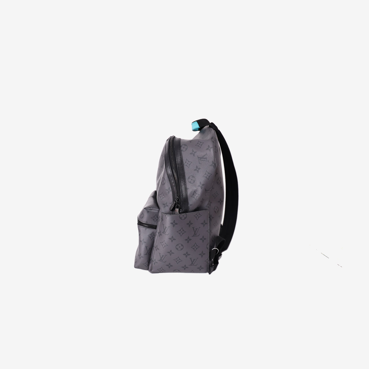 Louis Vuitton Discovery Backpack PM in Monogram Eclipse Coated Canvas side view