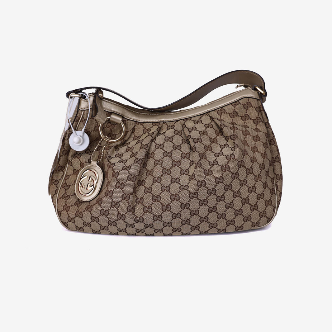 Gucci GG Canvas Sukey Hobo Canvas Bag (Contact to Enquire)