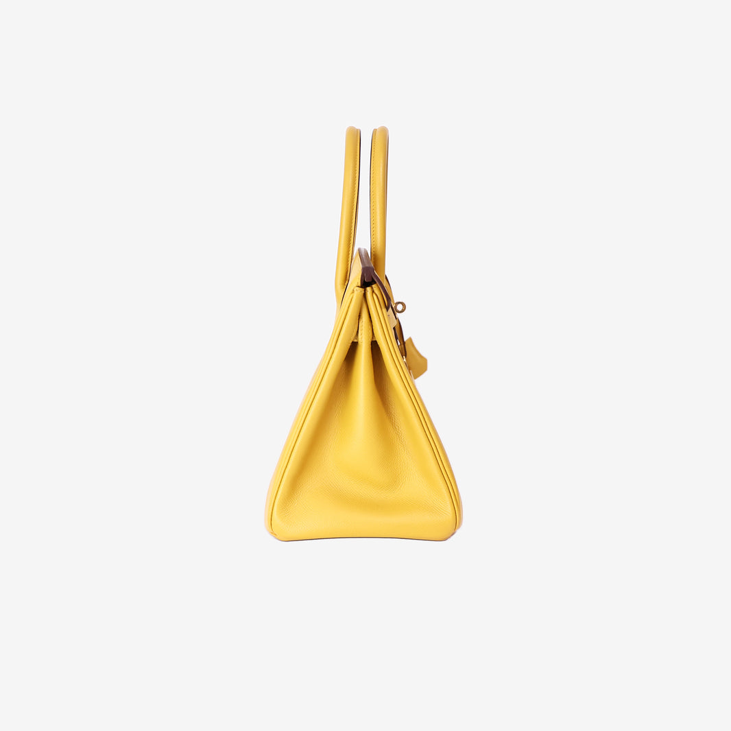 Hermès Birkin 30 in Yellow Epsom Leather with Gold Hardware