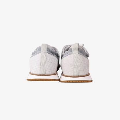 Hermès Jet Sneakers in Gris Nuage and Blanc Suede (Size 43)