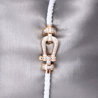 Fred Force 10 Bracelet in Rose Gold with Diamond detail view