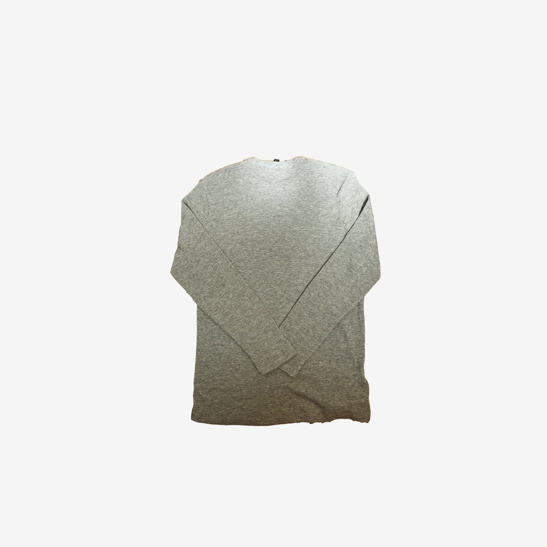 Chrome Hearts Thermal Long Sleeve Top in Grey Wool (Sizes Available)