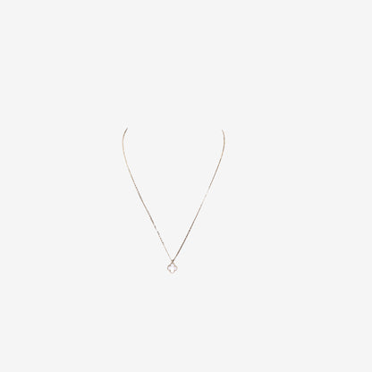 Van Cleef & Arpels Sweet Alhambra Pendant in Yellow Gold & White Mother-of-Pearl