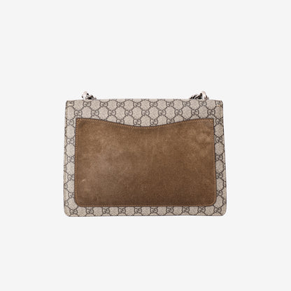 Gucci Dionysus Embroidered GG Shoulder Bag in Multicolour Canvas with Silver Hardware