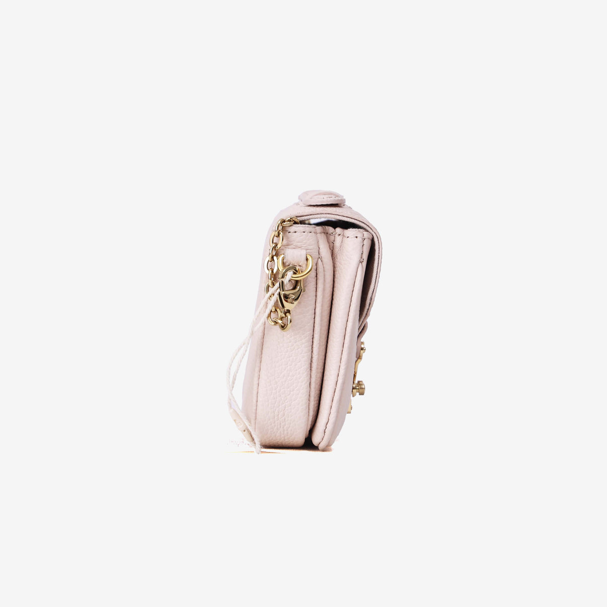 Louis Vuitton Micro Métis in Beige Calfskin Leather with Gold Hardware side view