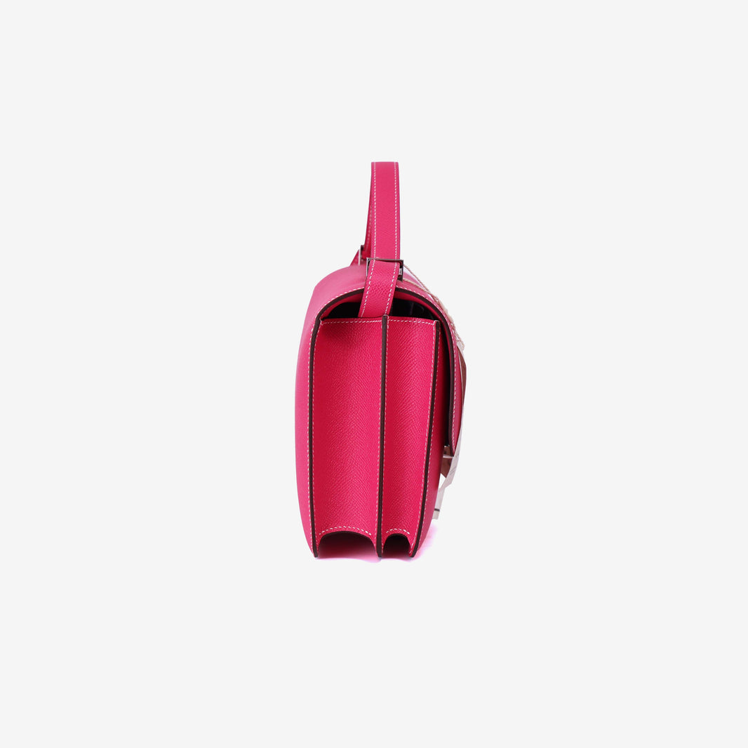 Hermès Constance 24 in Rose Tyrien Epsom Leather with Palladium Hardware (Contact to Enquire)