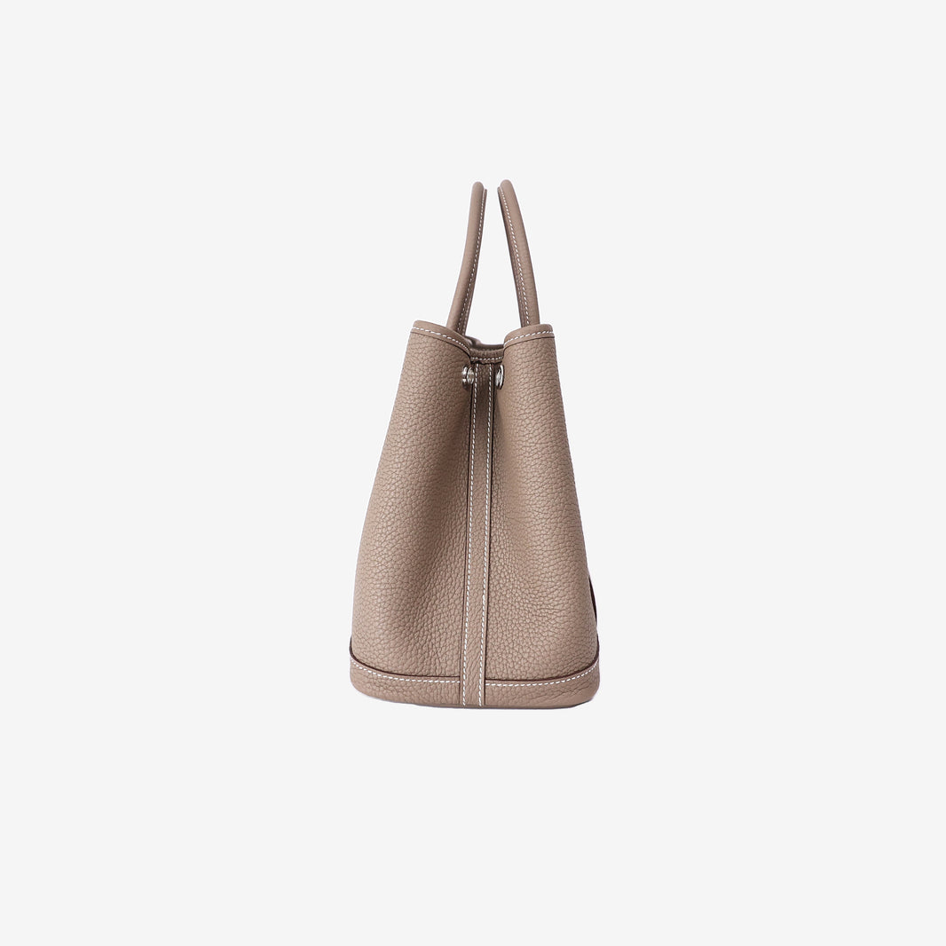 Hermès Garden Party 30 in Étoupe Togo Leather with Palladium Hardware (Contact to Enquire)