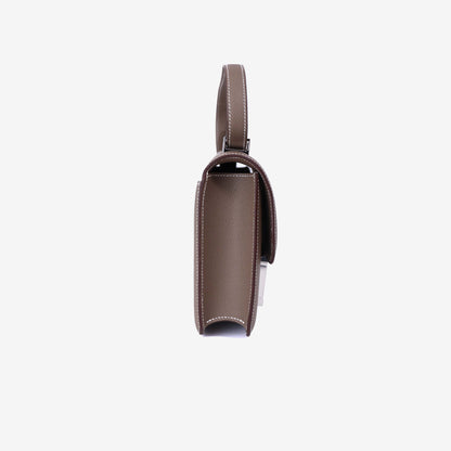 Hermès Constance 24 in Etoupe Epsom Leather with Palladium Hardware side view