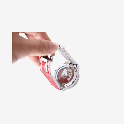 Dior VIII Watch in Red Stainless Steel 40mm