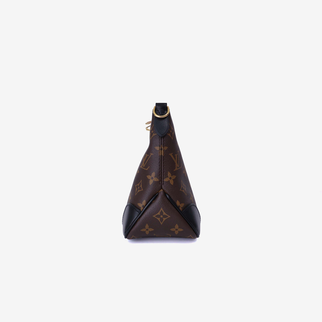 Louis Vuitton Boulogne PM Bag in Brown Monogram Canvas side view