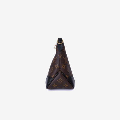 Louis Vuitton Boulogne PM Bag in Brown Monogram Canvas side view
