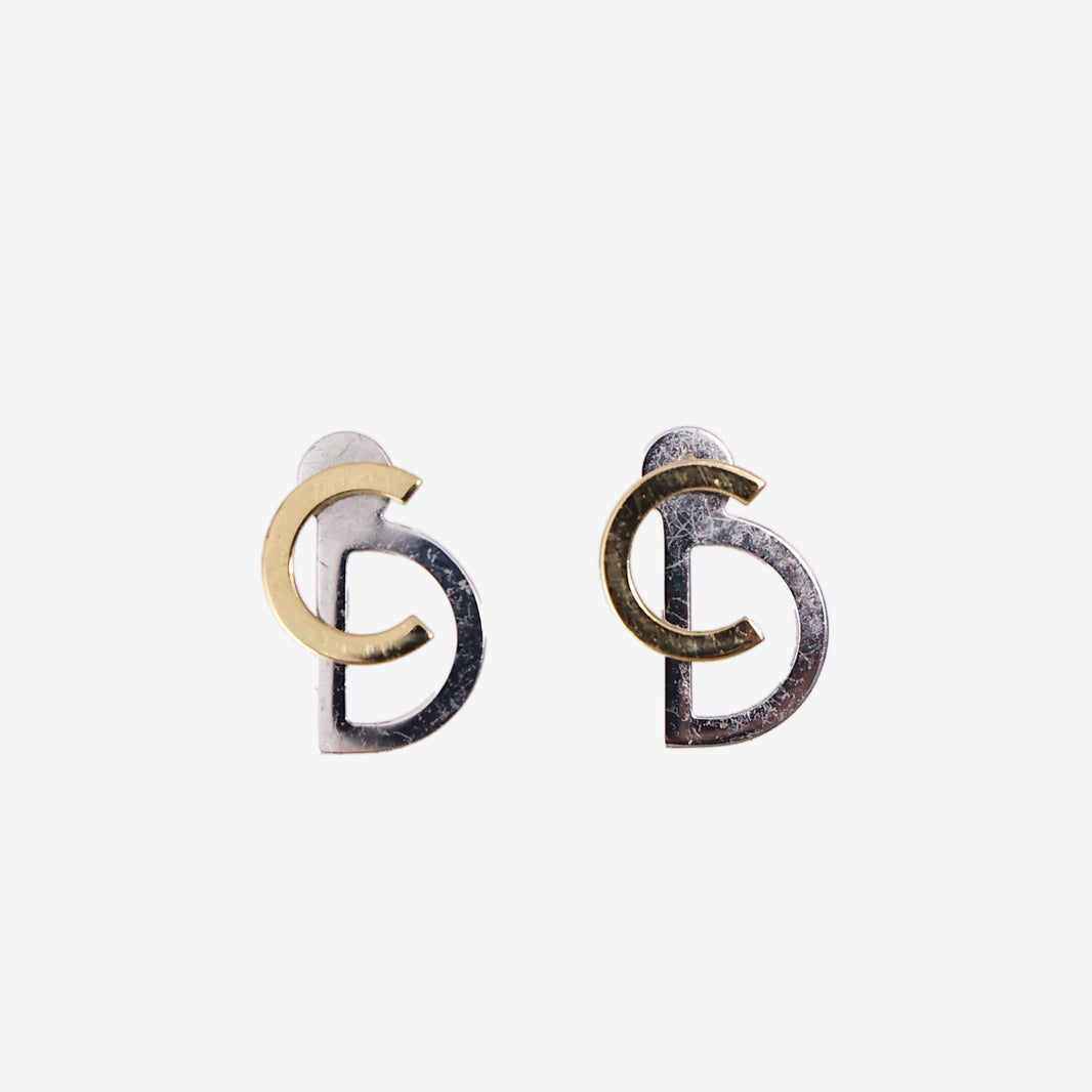 Dior Your Dior Earrings in Gold-Tone and Silver-Tone Metal