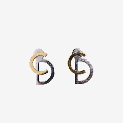 Dior Your Dior Earrings in Gold-Tone and Silver-Tone Metal