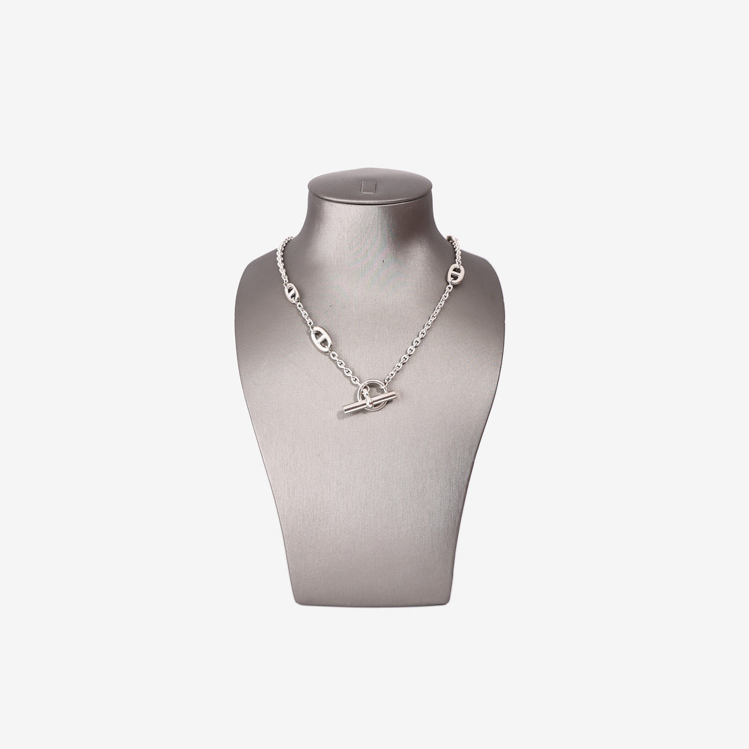 Hermès Farandole Long Necklace 80 in Sterling Silver