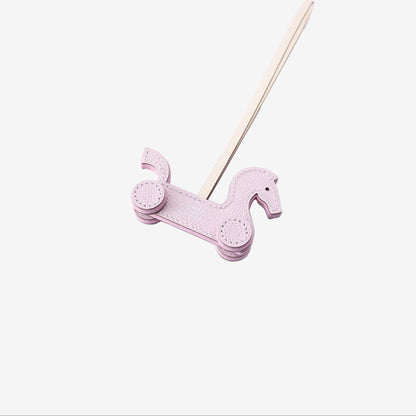 Hermès De Sac Cabriolo Bag Charm in Pink Epsom Leather