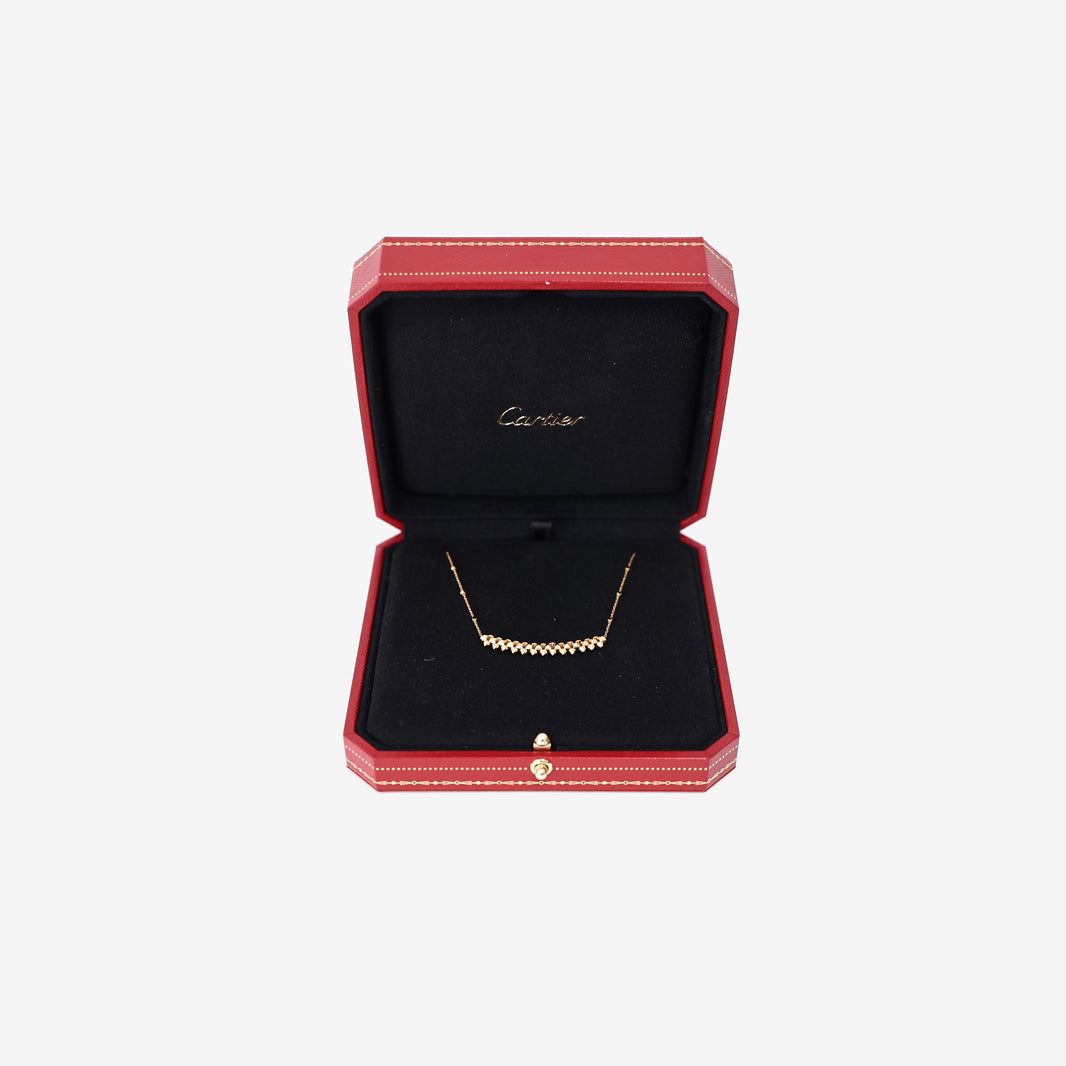 Cartier Clash de Cartier Medium Necklace in 18k Rose Gold front view