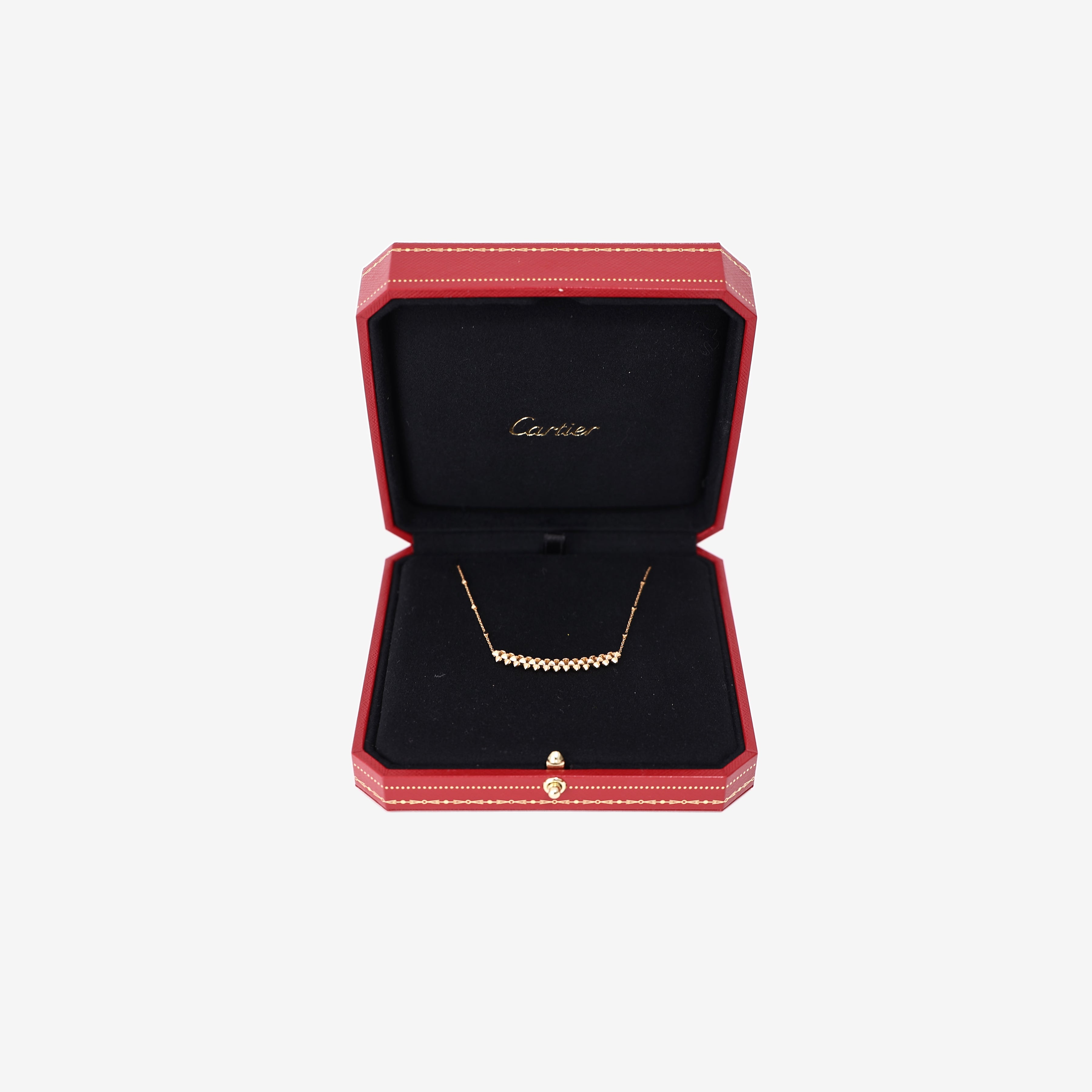 Cartier Clash de Cartier Medium Necklace in 18k Rose Gold front view