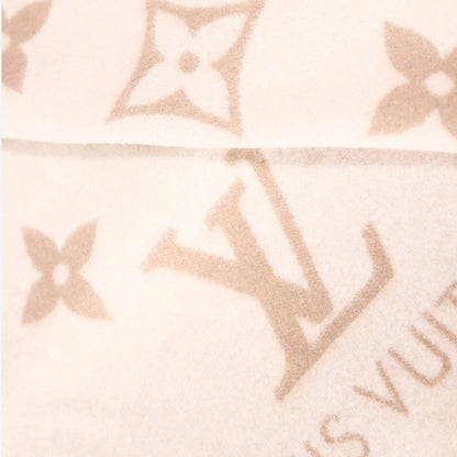 Louis Vuitton Reversible Beige Cashmere Scarf (Contact to Enquire)