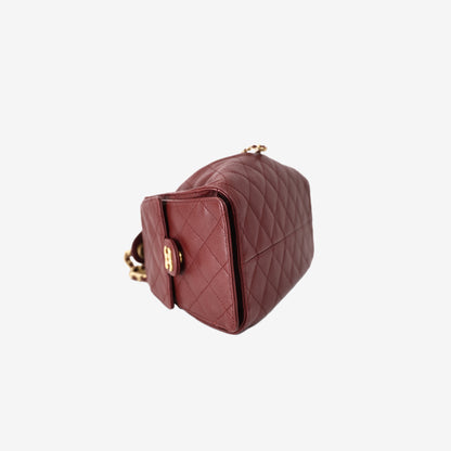 Chanel 25 Hobo Bag Small in Burgundy Caviar Leather with Gold Hardware (Contact to Enquire)