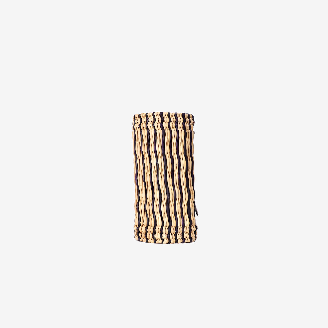 Loewe Square Anagram Wicker Basket Tote Bag in Beige