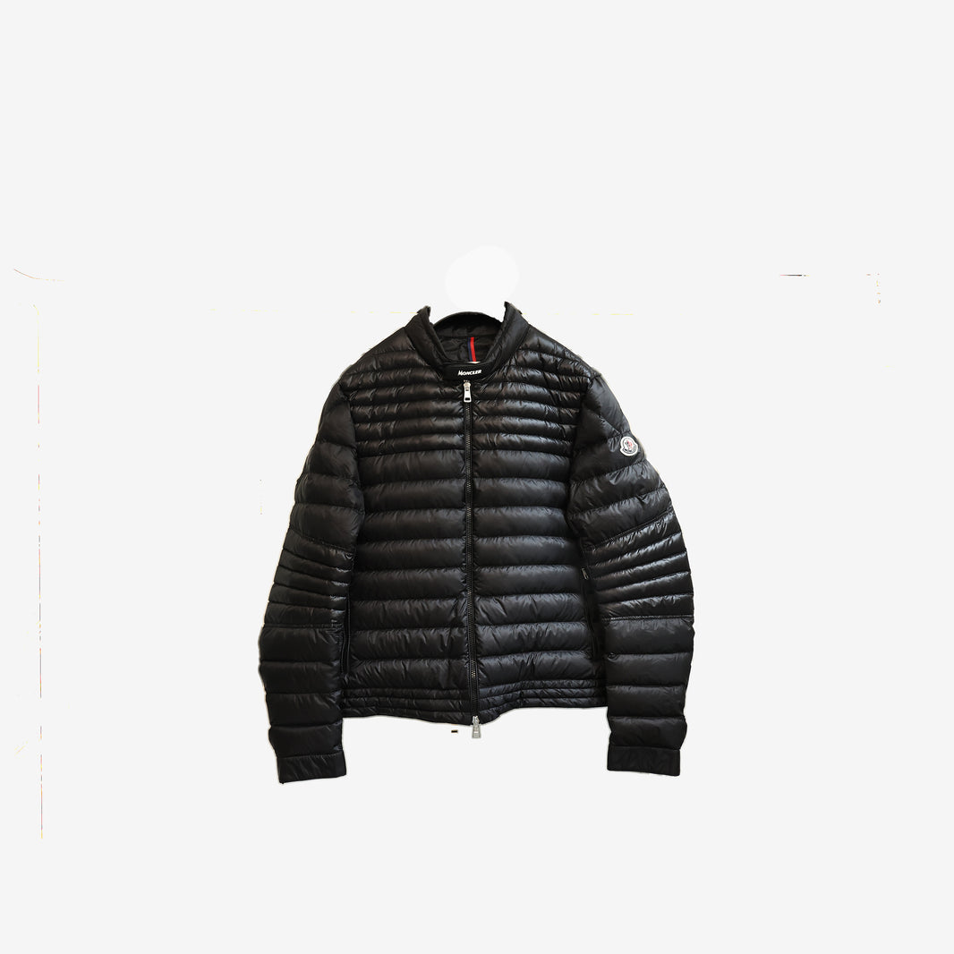 Moncler Caviar Jacket in Black Goose Down (Size 5)