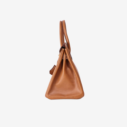 Hermès Birkin 30 in Gold Barenia Leather with Gold Hardware