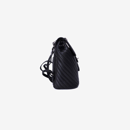 Chanel Urban Spirit Backpack in Black Lambskin Leather