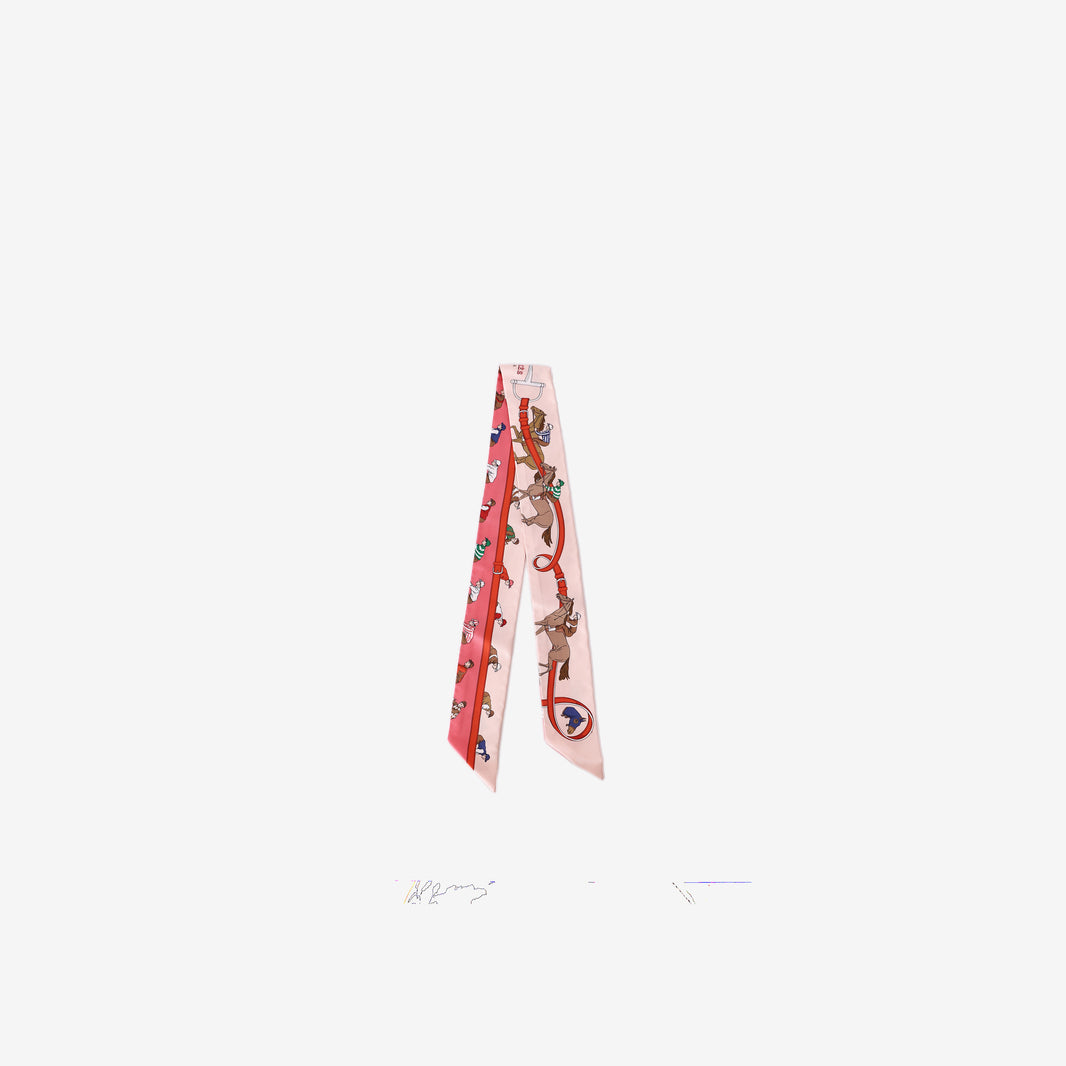 Hermès Parade Twilly Scarf in Multicolour Silk