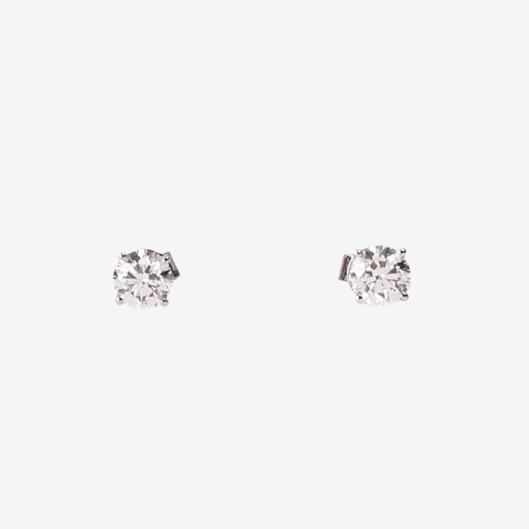 Margarite London Lab-Grown Diamond Earrings in 10K Gold with 1.20 ct Total Diamond Weight