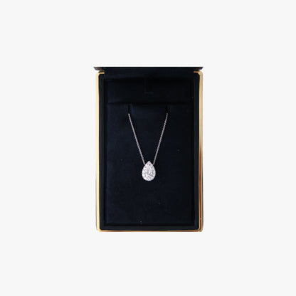Graff Icon Pear Shape Diamond Pendant in White Gold