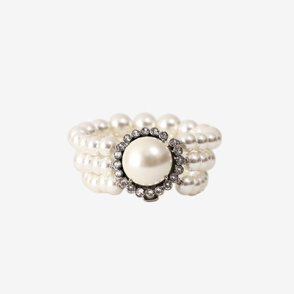 Miu Miu Multi-Strand Pearl Bracelet