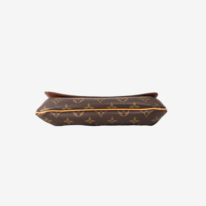 Louis Vuitton Monogram Musette Tango Short Strap Shoulder Bag in Brown with Gold Hardware